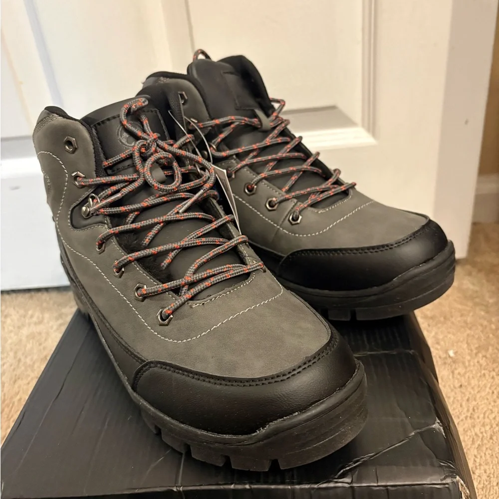 Polar Range Breton-01 Grey Hiking Boots Men’s US 11 New w/ Tags Rugged Trail